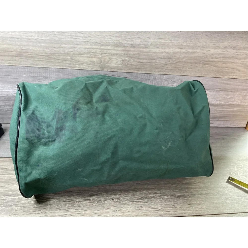 NFL Duffel Bag Unisex OS Green Fair Vintage National Car Rental Logo Canvas